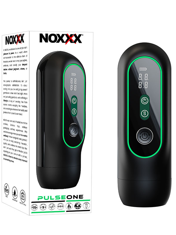 NOXXX PulseOne Isıtmalı Sesli İleri Geri Hareketli Titreşimli Vakumlu Otomatik Mastürbatör