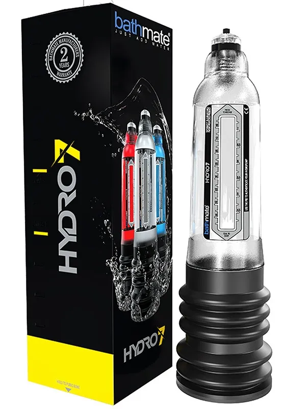 Bathmate HYDRO 7 Şeffaf Pompa - Askı Hediyeli
