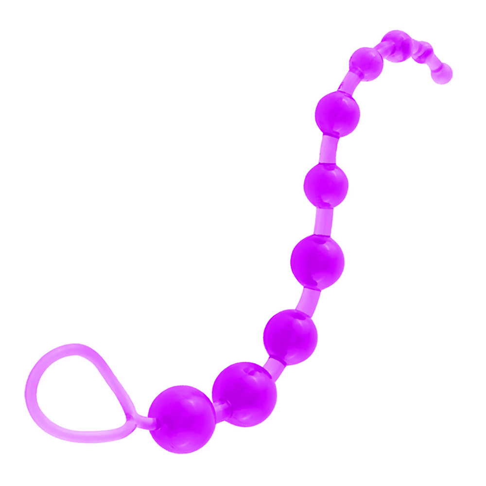 Boğumlu Anal Zevk Topları - Mor