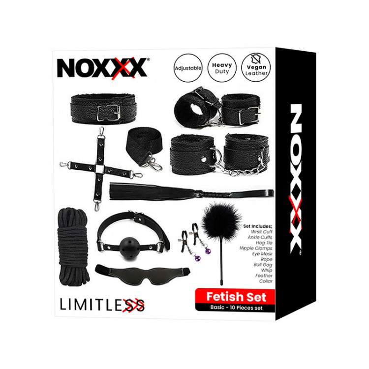 Noxxx Limitless 10 Parça Fetiş Set