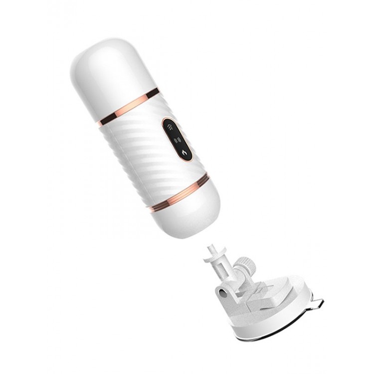 Isıtmalı İleri Geri Hareketli Uzaktan Kumandalı Şarjlı Sex Makinesi