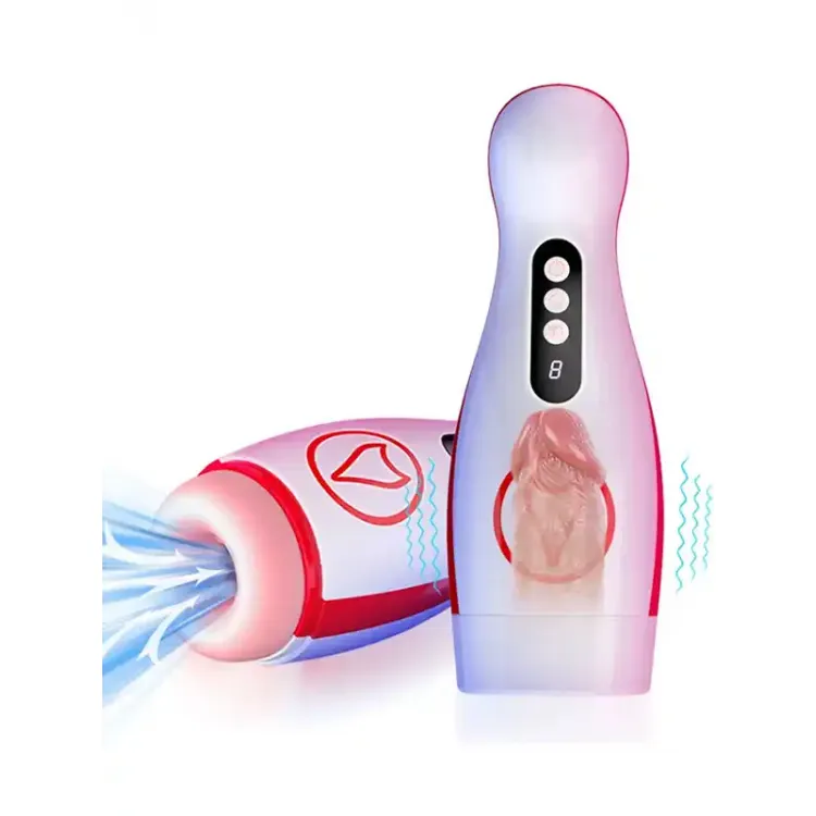 Vakumlu ve Titreşim Özellikli Oral Seks Mastürbatörü