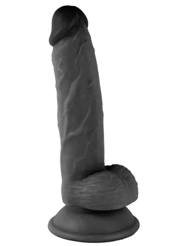 Realistik Dildo Siyah 18 cm